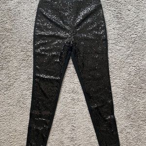 Chico’s sequin leggings. Size 1R or 8R.